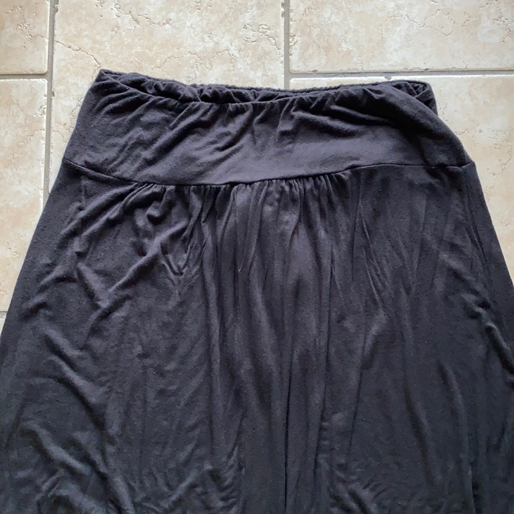 24/7 Comfort (JCPenny) Black Maxi Dress